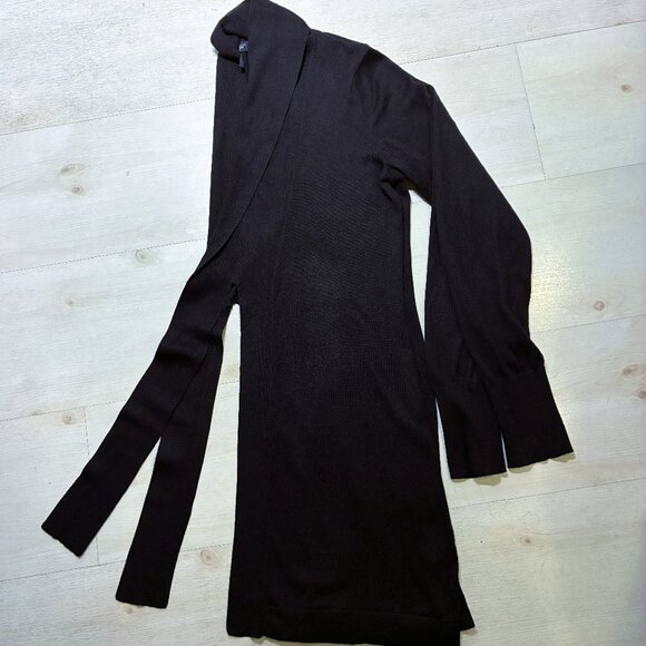 Banana Republic Silk Cotton Cashmere Women's Waist Tie Cardigan Sweater Size M - Picture 3 of 11